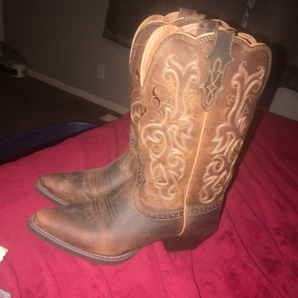 Justin cowgirl boots